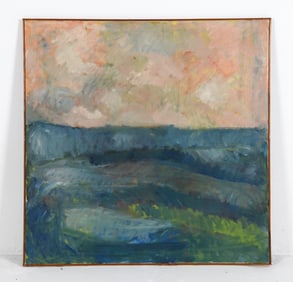 SCANDINAVIAN MID-CENTURY ABSTRACT PAINTING