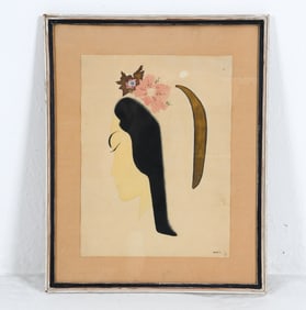 PORTRAIT MIXED MEDIA 1945