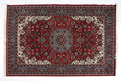 VINTAGE ORIENTAL STYLE RUG C. 1980S