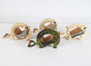 RAADVAD DANISH BREAD SLICER GROUPING C. 1960S