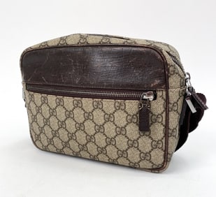 GUCCI BROWN CAMERA CROSSBODY BAG