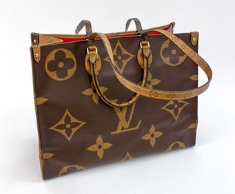LOUIS VUITTON ONTHEGO GM GIANT MONOGRAM REVERSE