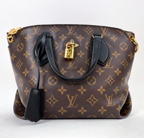 LOUIS VUITTON MONOGRAM BAK FLOWER ZIPPED TOTE BAG