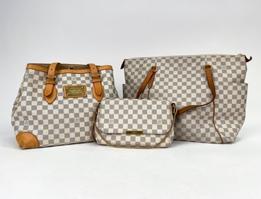 LOUIS VUITTON DAMIER AZUR BAG GROUPING