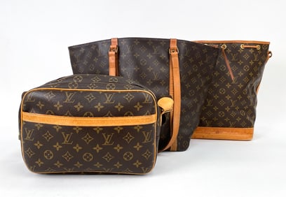 LOUIS VUITTON MONOGRAM SHOULDER BAGS GROUPING