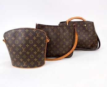 LOUIS VUITTON MONOGRAM SHOULDER BAG GROUPING