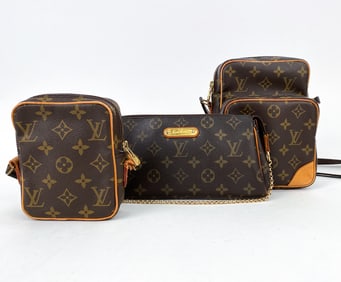 LOUIS VUITTON MONOGRAM SHOULDER BAG GROUPING