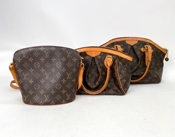 LOUIS VUITTON MONOGRAM SHOULDER & HANDBAG GROUP