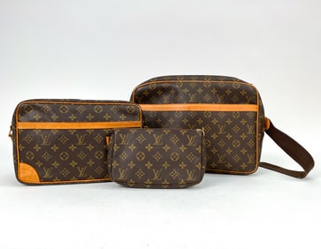 LOUIS VUITTON MONOGRAM SHOULDER BAG GROUPING