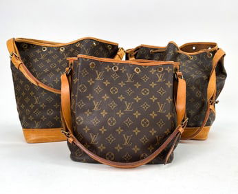 LOUIS VUITTON NOE & NOE PETITE BAG GROUPING