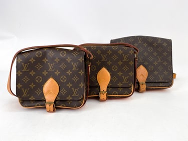 LOUIS VUITTON CARTOUCHIERE BAG GROUPING FOR REPAIR