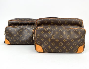 LOUIS VUITTON MONOGRAM NILE BAG GROUP FOR REPAIR