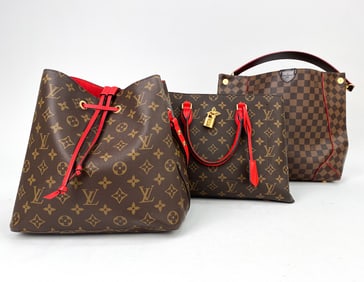 LOUIS VUITTON MONOGRAM TOTE HOBO BAGS FOR REPAIR