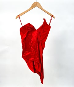 VIVIENNE WESTWOOD ASYMMETRIC SATIN CORSET