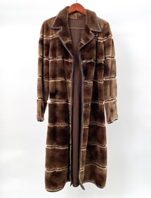 FENDI ALTA MODA BROWN MINK FUR COAT