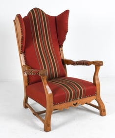 MANNER OF AXEL EINAR HJORTH WING-BACK LOUNGE CHAIR