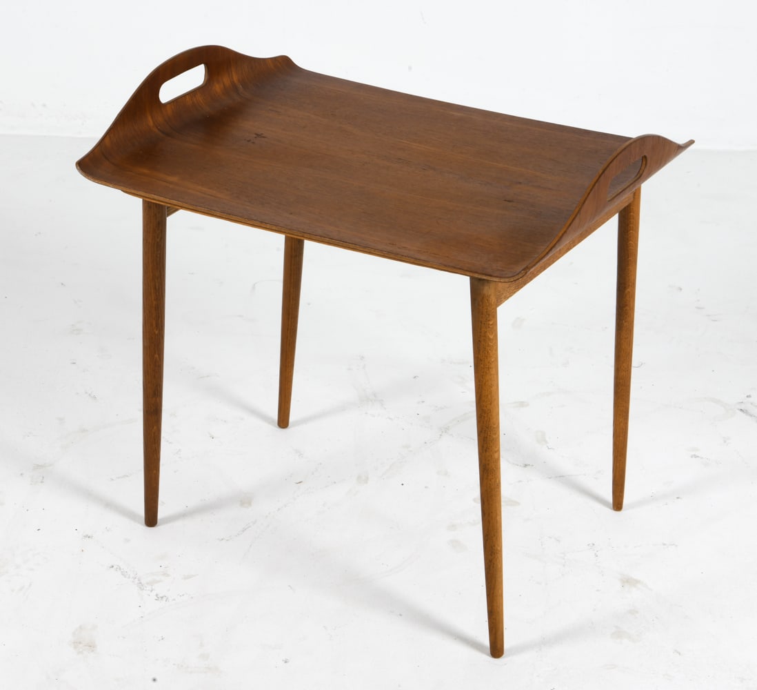 JENS H. QUISTGAARD STYLE TEAK TRAY TABLE C. 1960S (1 of 10)