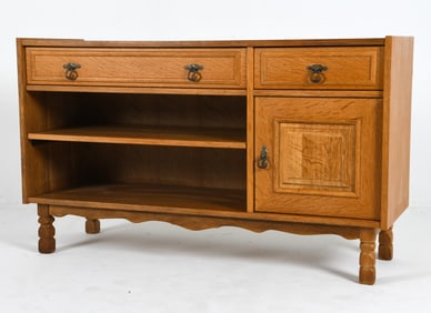 HENNING KJAENULF STYLE DANISH OAK CABINET C. 1970S