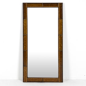 DANISH ROSEWOOD & CERAMIC TILE MIRROR C. 1960S