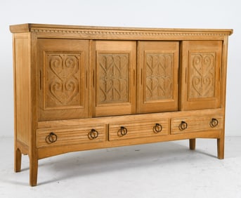 HENNING KJAERNULF DANISH OAK SIDEBOARD C. 1970S