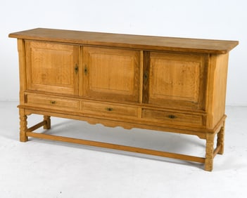 HENNING KJAERNULF S. THRANE & SON OAK SIDEBOARD