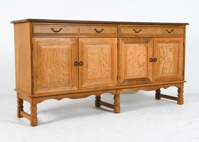 MANNER OF HENNING KJAERNULF DANISH OAK SIDEBOARD