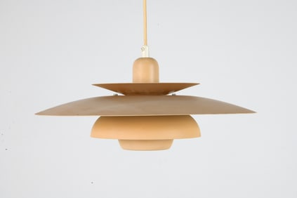 LYSKAER MODEL 4756 DANISH PENDANT LIGHT C. 1970S
