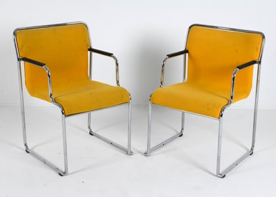 BORGE LINDAU & BO LINDEKRANTZ "77" ARMCHAIRS 1970S
