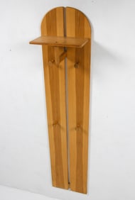 SWEDISH PINE COAT RACK C. 1970S
