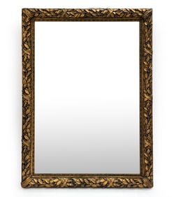 ANTIQUE MONUMENTAL ORNATE GILT WALL MIRROR