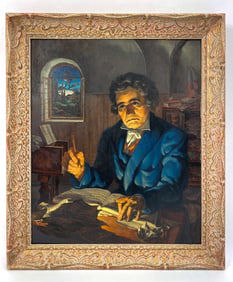 RUDOLPH ZALLINGER (1919-1995) BEETHOVEN PORTRAIT