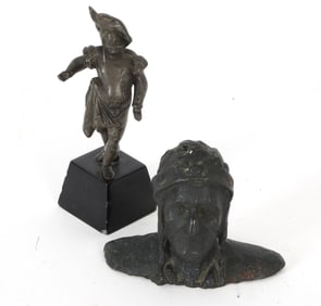 BRONZE FIGURE GROUPING