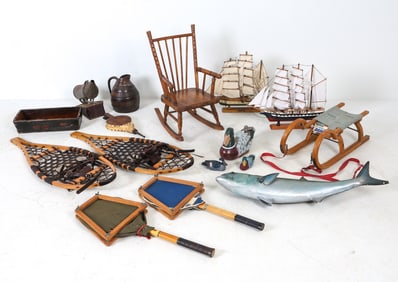 ANTIQUE & VINTAGE DECORATIVE GROUPING