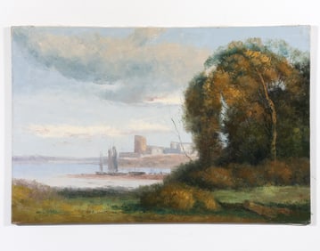 L. STEPHANO (B. 1948) LANDSCAPE PAINTING O/C