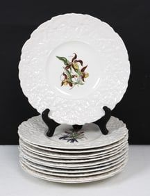 ROYAL CAULDON 'WOODSTOCK' FLORAL PORCELAIN PLATES