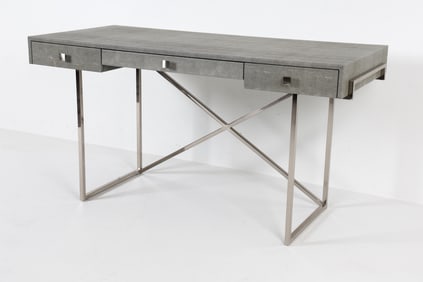 CB2 FAUX SHAGREEN DESK