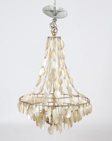 CONTEMPORARY SHELL CHANDELIER