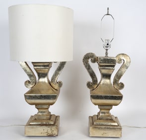 PAIR OF NEOCLASSICAL STYLE URN LAMPS