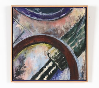 ABSTRACT OIL ON CANVAS