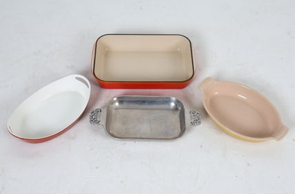 BAKING DISH GROUPING INCLUDING LE CREUSET