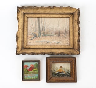 GROUPING OF SMALL ARTWORK