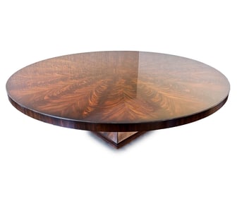 Marked Carrocel. Dimensions: H 30" x Dia. 96". Condition: Minor scuffs to finish