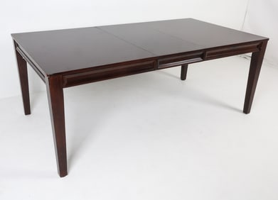 CONTEMPORARY WOODEN EXTENDING DINING TABLE
