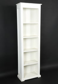 Dimensions: H 72" x W 21.5" x D 11" Condition: Scratches and dings to side and surface, wear