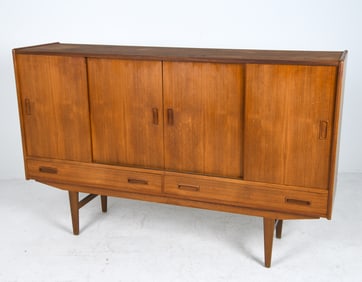 ERIK JENSEN DANISH TEAK SIDEBOARD C. 1960S