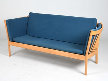 ERIK OLE JORGENSEN "J149-3" BEECH SOFA C. 1970S