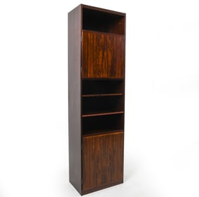 OMANN JUN SCAN-FLEX DANISH ROSEWOOD BOOKCASE 1960S