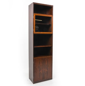 OMANN JUN SCAN-FLEX DANISH ROSEWOOD BOOKCASE 1960S