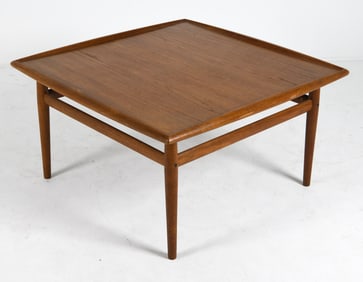 GRETE JALK DANISH TEAK COFFEE TABLE C. 1960S