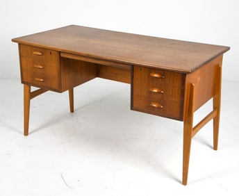 MANNER OF ERIK BUCH TEAK WRITING DESK C. 1960S